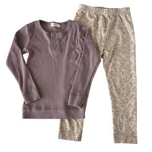 Jamie Kay henley & leggings outfit